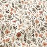 Muslin/Dubbel-krinkelväv höstblommor – yllevit,  thumbnail number 2