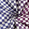 GOTS Bomullspoplin Schackrutigt färggradient | TCC x LOOKS by Wolfgang Joop – indigo/burgunder,  thumbnail number 5