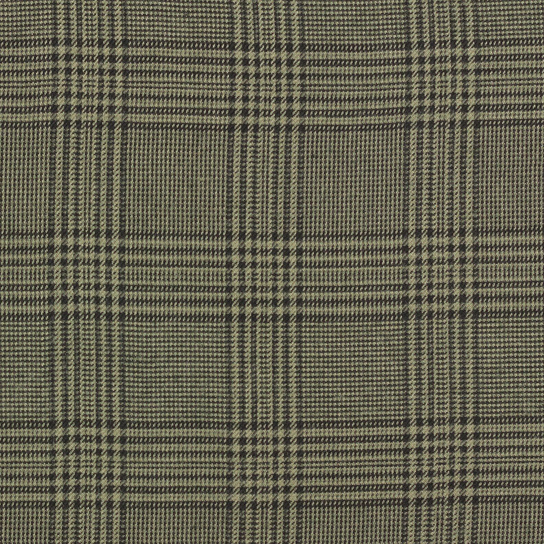 Viskostyg Glencheck – oliv,  image number 1