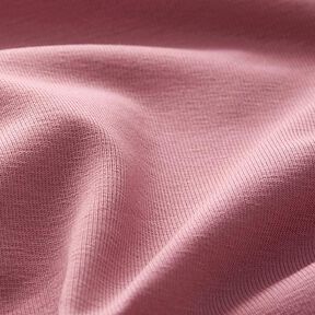 Bomullsjersey medium enfärgad – mörk gammelrosa, 
