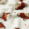 Mysfleece Dubbelsidigt Vänliga rävar – yllevit/brun,  thumbnail number 2