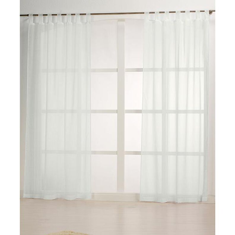 Gardintyg voile linnelook 300 cm – yllevit,  image number 5