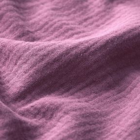 Muslin/Dubbel-krinkelväv – bleklila, 