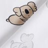 GOTS Bomullsjersey Koalabjörn | Poppy Fabrics – vit/mandel,  thumbnail number 4