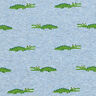 Alpfleece fräck krokodil Melange – ljus jeansblå,  thumbnail number 1