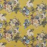 Chiffong plisserad blommålning – gul oliv,  thumbnail number 1