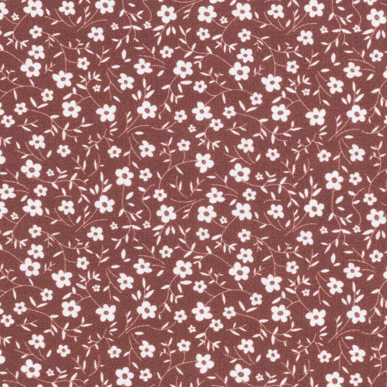 Poplin Millefleurs – brons/vit, image number 1