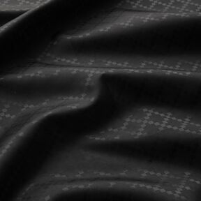 Fodertyg Jacquard romber – svart, 
