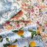 dekorationstyg Canvas orientaliska blomsterornament 280 cm – vit/blå,  thumbnail number 5
