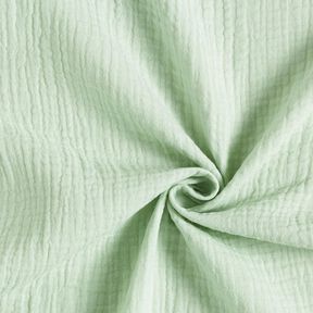 GOTS Muslin/Dubbel-krinkelväv | Tula – eukalyptus, 