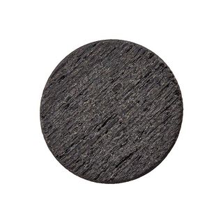Trä-/metallknapp med ögla – mörkgrå, 