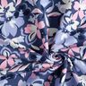 Sommarsweat Stora blommor | Poppy Fabrics – jeansblå,  thumbnail number 3