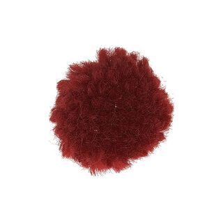 Pompong Set [ 12 styck / Ø25 mm  ] – bordeauxrött, 