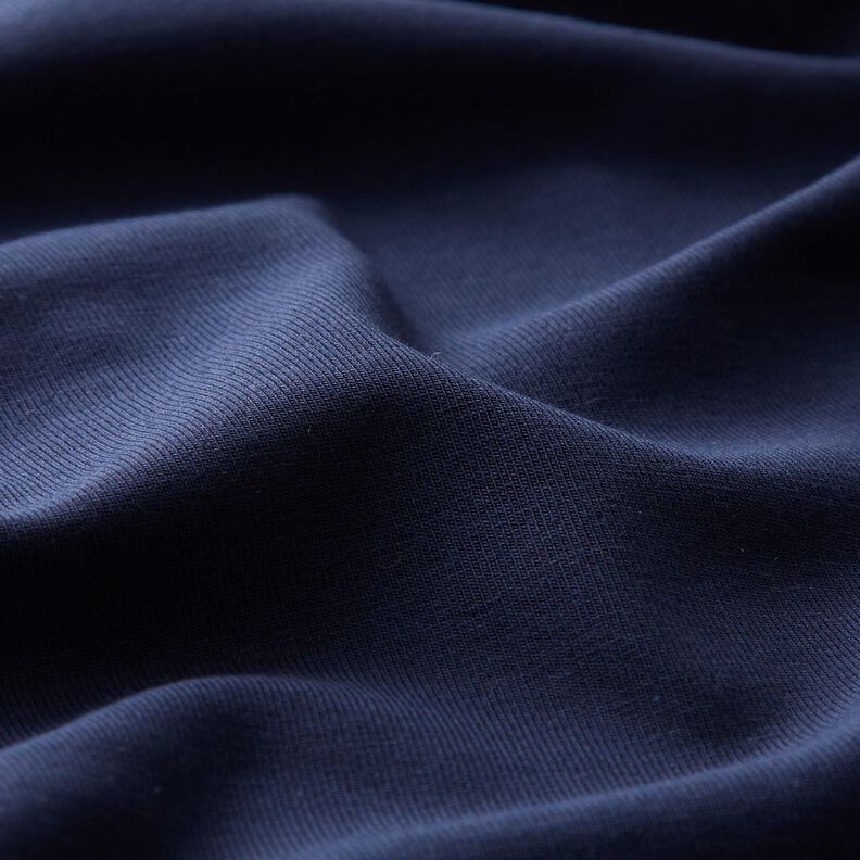 Viskosjersey enfärgad – nattblå,  image number 2