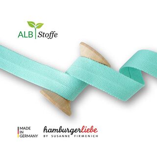 Ekologiskt kantband Edge Me [ 3,2 cm ] | Albstoffe – turkos, 