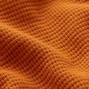 Mini-bomullsvåffeljersey enfärgad – terracotta, 