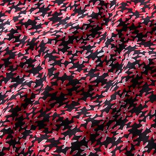 Romanitjersey Mille Fleurs – svart/rött, 