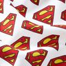 Bomullspoplin Superman-logga Licenstyg | DC Comics – vit,  thumbnail number 2