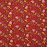 Viskostyg Paisley-blommor – kaminrött/eldröd,  thumbnail number 1