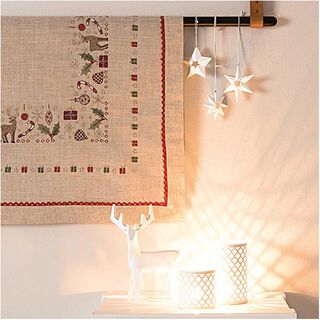Broderikit bordsduk presenter | Rico Design, 