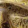 Jacquard för kläder Metallic paisley – guld/svart,  thumbnail number 2