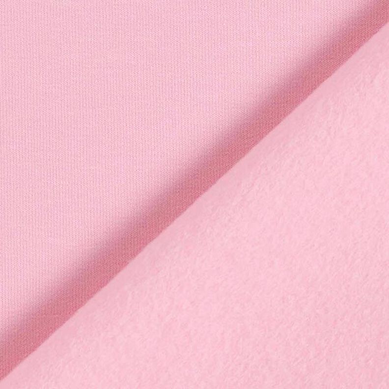 Lätt bomullssweat enfärgad – rosa, image number 5