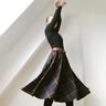 Skotskrutig stretch – navy,  thumbnail number 4