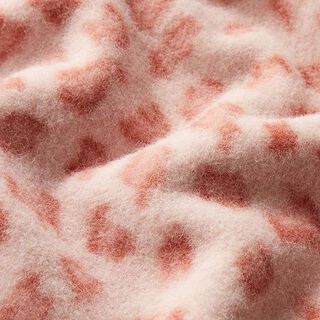 Fluffig fleece Leopardmönster – rose/gammalt rosa, 
