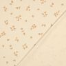 GOTS Ribbad jersey Spridda blommor | Poppy Fabrics &ndash; kr&auml;m/r&aring;djursbrun,  thumbnail number 4