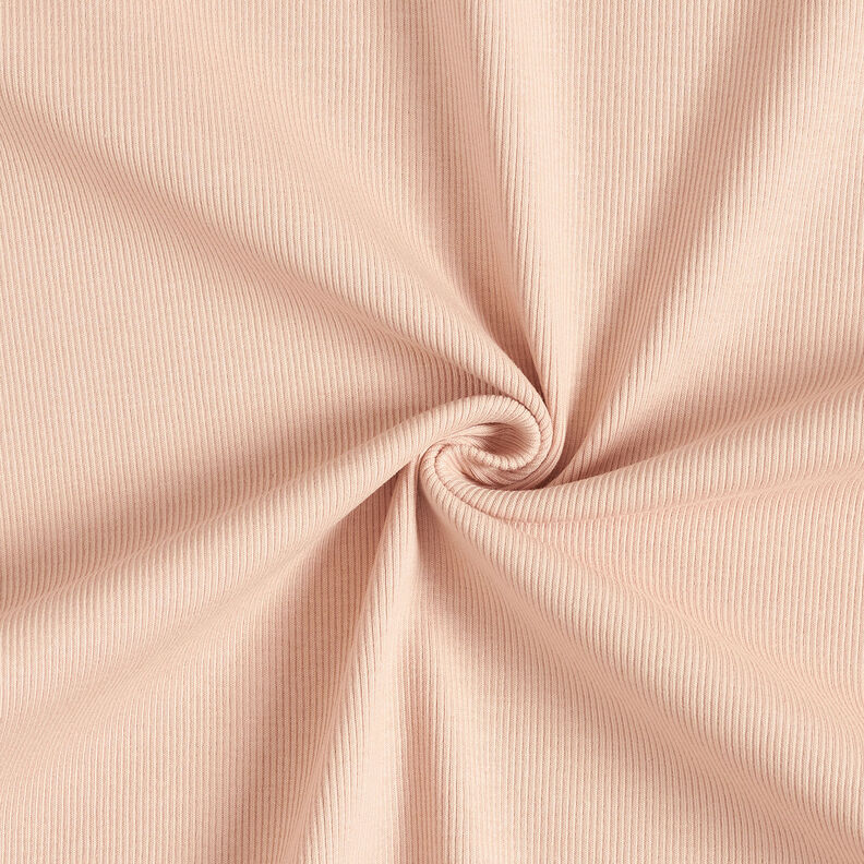 Fint räfflat Bomullsjersey – rose, image number 1