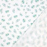 GOTS Muslin/Dubbel-krinkelväv Djungelblad | by Poppy – vit/ljus mint,  thumbnail number 4