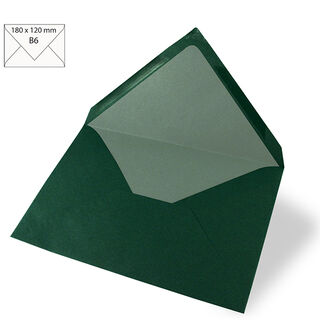 Kuvert B6 – mörkgrön, 