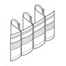 Veckband 1x, 90 mm – transparent | Gerster,  thumbnail number 5