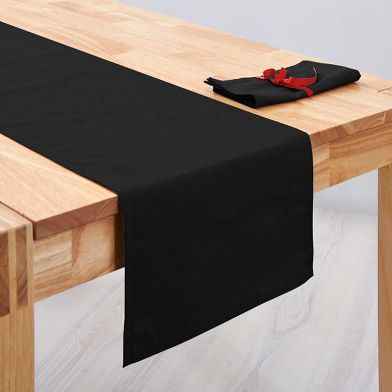 Dekorationstyg Canvas – svart,  image number 4