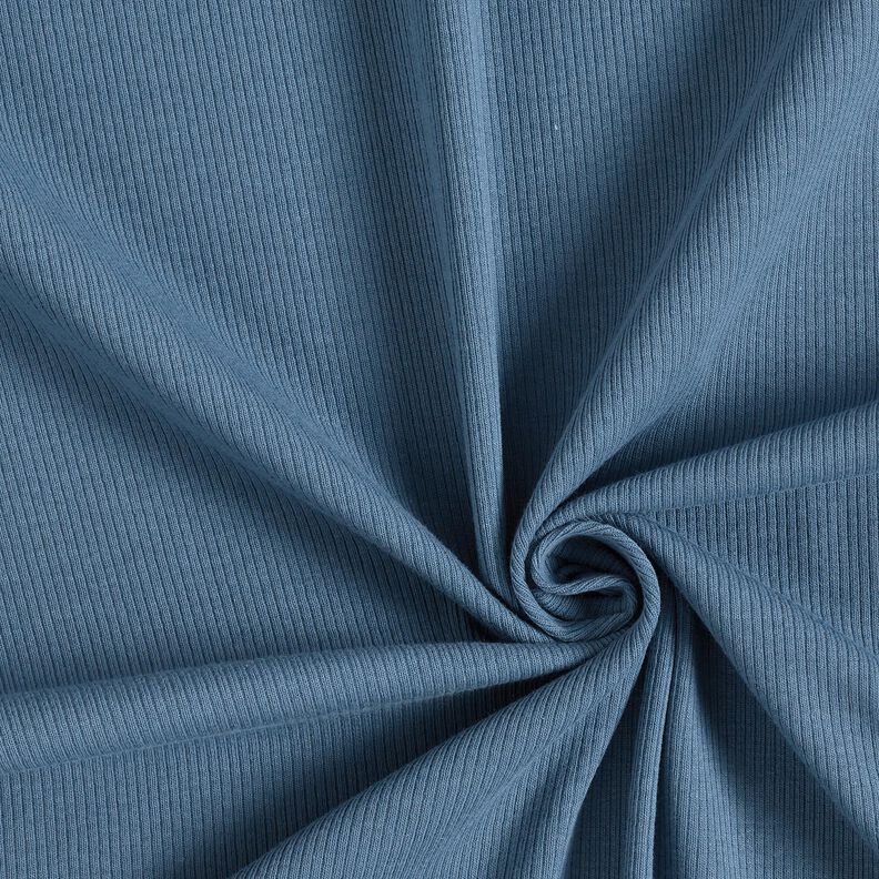 Ribbad jersey fint 2-1-1-1 revbensm&ouml;nster &ndash; jeansbl&aring;,  image number 1