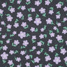 Sweatshirt Blommor | by Poppy – antracit/fläder,  thumbnail number 1