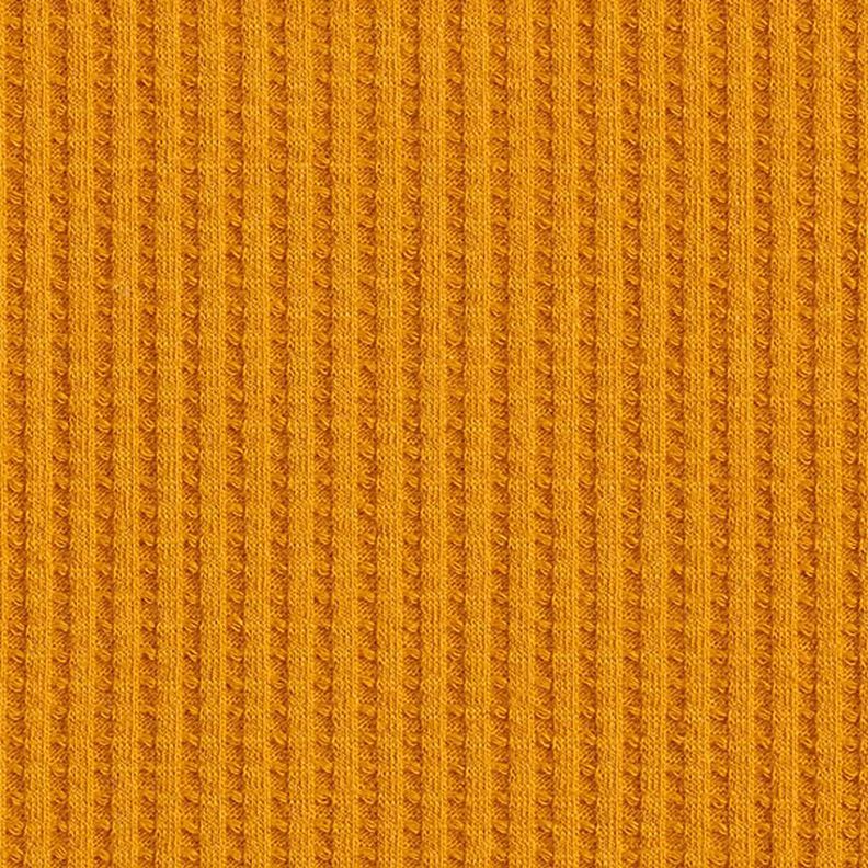 bomullsvåffeljersey enfärgad – currygul,  image number 4