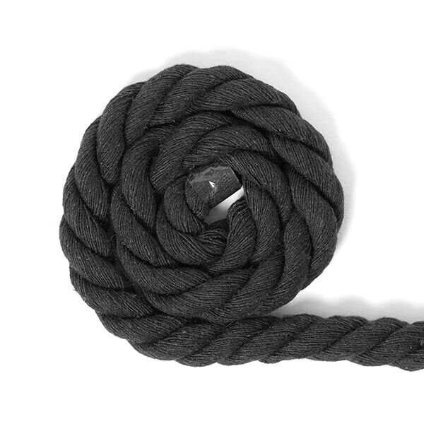 Bomullssnodd [Ø 14 mm] 18 - svart,  image number 1