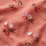 Muslin/Dubbel-krinkelväv Små blommor – koppar,  thumbnail number 2
