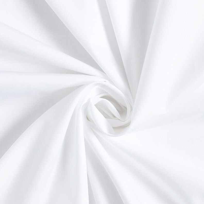 GOTS Ekobomullspoplin | Tula &ndash; vit,  image number 1