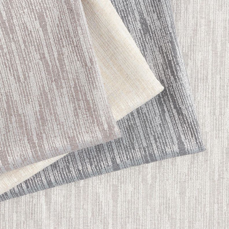 Dekorationstyg Jacquard abstrakt väv återvunnen – natur, image number 5