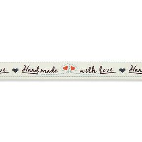 Band Handmade with Love [ 15 mm ] – yllevit/rött, 