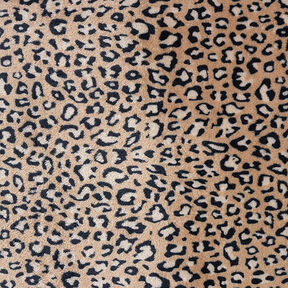 Mysfleece leopardmönster – mellanbrunt, 