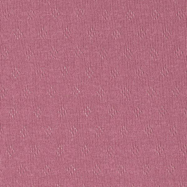 Finstickad jersey med hålmönster – pastellviolett,  image number 3