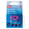 Öljetter med brickor [15 stycken | Ø 14 mm] | Prym – pink/silvermetallic,  thumbnail number 1