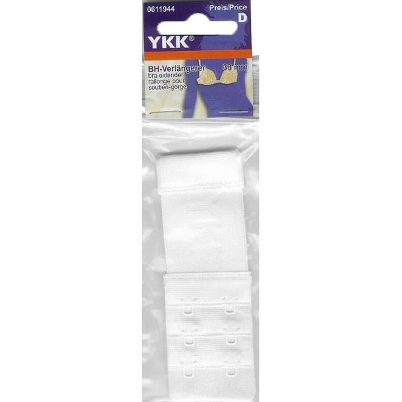 BH-förlängning 501 – vit | YKK, image number 1