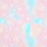 Bomullsjersey snöflingor i akvarellskala | Glitzerpüppi – isblå/rose,  thumbnail number 1