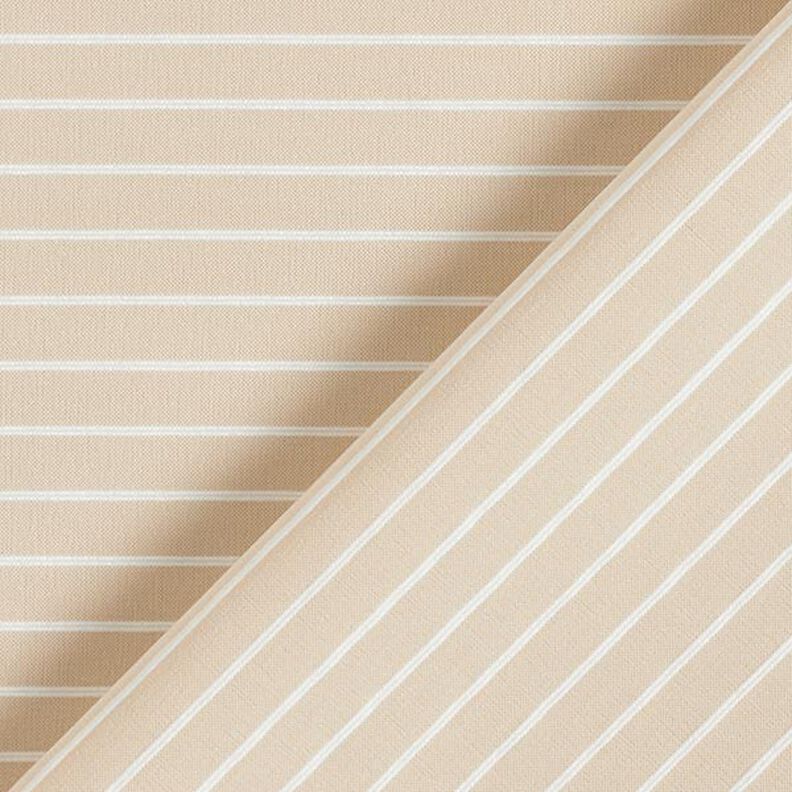 Stretchtyg med tvärränder, elastiskt på längden – beige,  image number 4