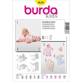 Babyoverall / Jacka / Byxor, Burda 9636, 