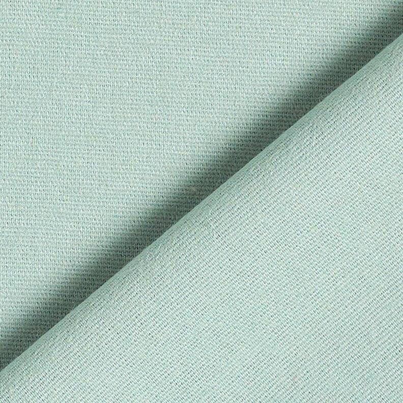 Bomullsflanell Enfärgat – mint,  image number 4